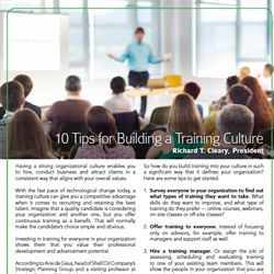 Tips for Building a Training Culture